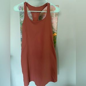 Mauve Girlfriend Collective racerback dress